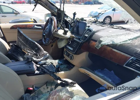 2017 Mercedes-Benz Gls 450 4Matic z USA, uszkodzony, nr VIN 4JGDF6EE3HA949518